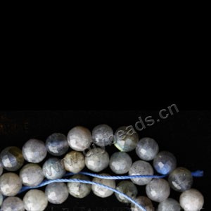 Bead, rainbow moonstone (natural), 6mm 128-faceted round, Mohs hardness 6 to 6-1/2. Sold per 16-inch strand