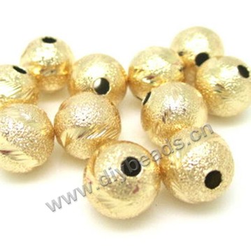 Bead,24k gold filled,round,8mm,2mm hole,Sold per pkg of 30 pieces.