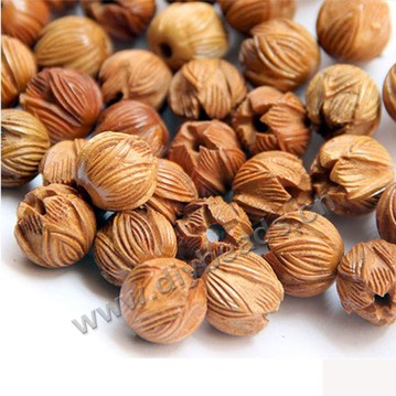 Beads,Mahogany,faceted,Lotus,14*15mm. Sold per pkg of 50ps
