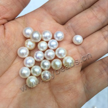 wholesale pearl, cultured freshwater pearl, loose pearl,AAA round pearl,7.5-8mm,per pkg of 20pcs